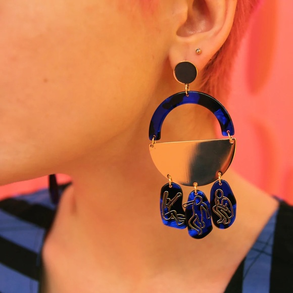 Empathy Earrings By Dash Of Pep - Picture 2 of 2